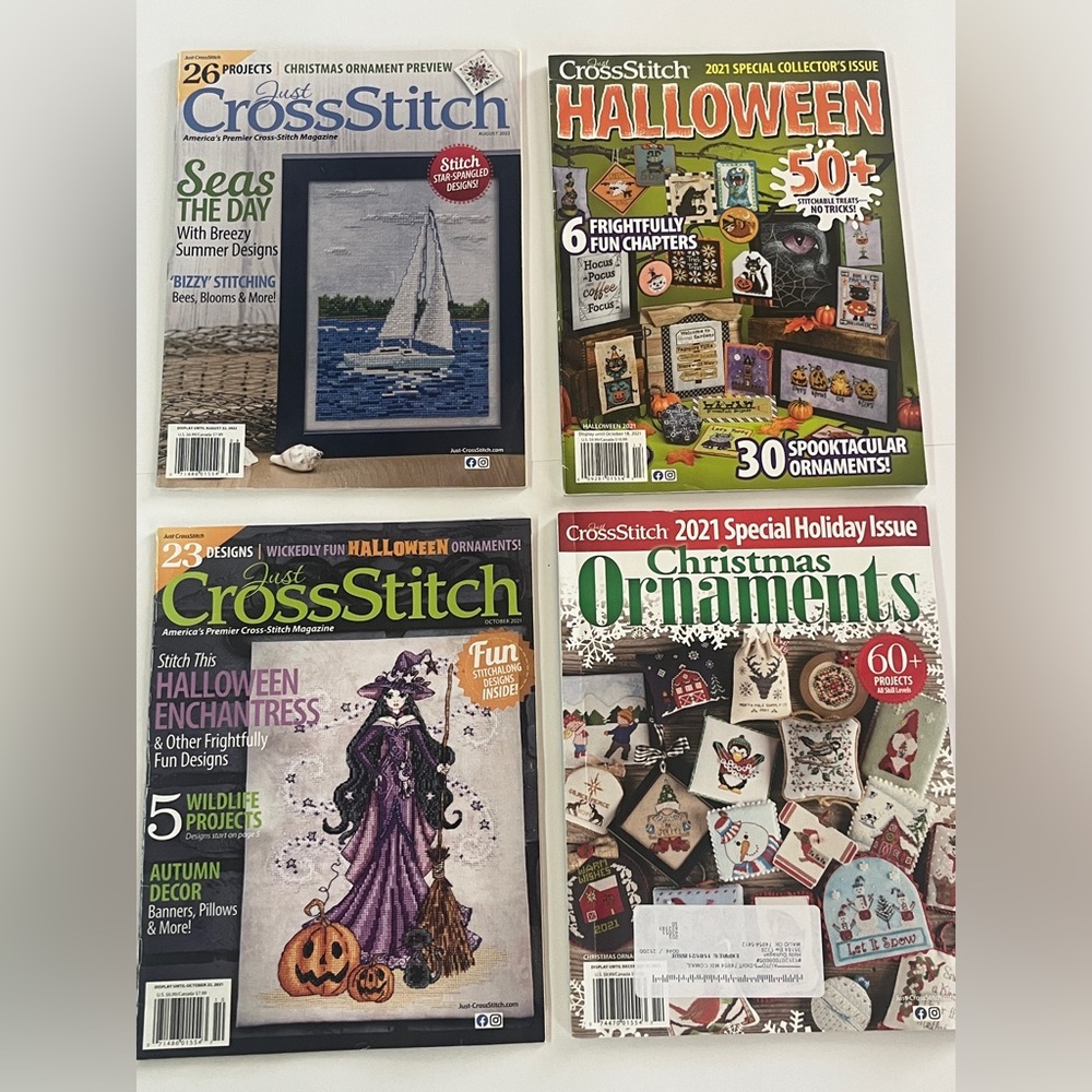 4 Just Cross Stitch Magazines